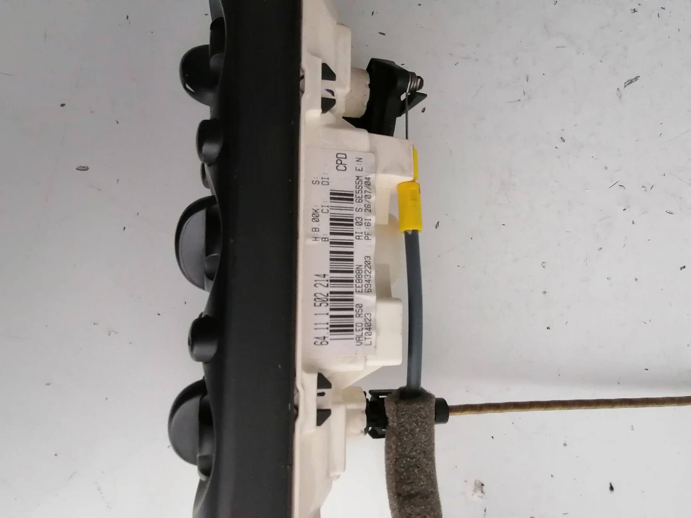 Blocco comando climatizzazione